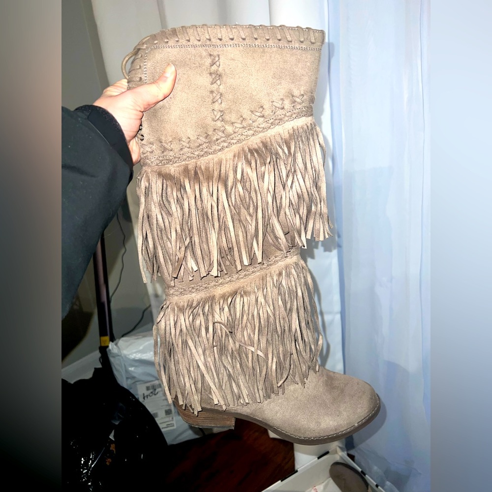 Not Rated Fringe Cowgirl Boots
